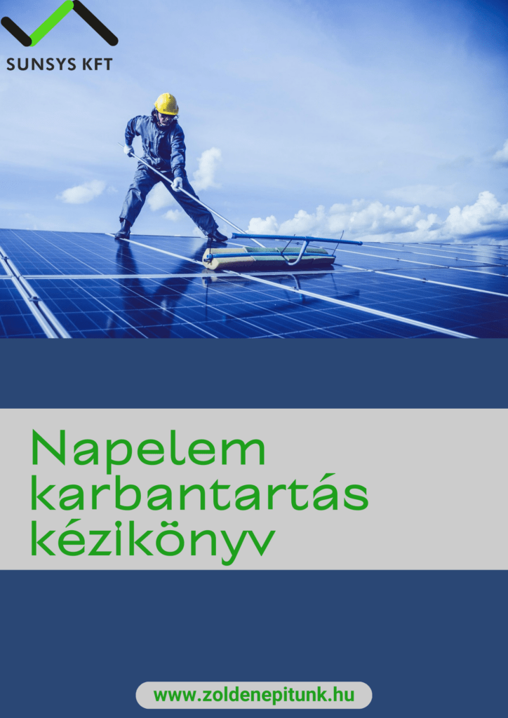 Napelem karbantartás kézikönyv
